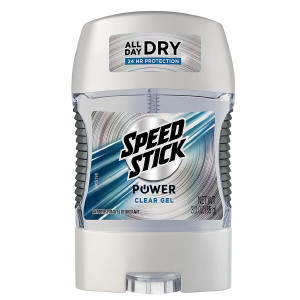 Speed Stick by Mennen Power Antiperspirant Deodorant Clear Gel Ultimate Sport