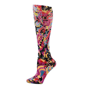 Celeste Stein 8-15mmHg Vintage Paisley Therapeutic Compression Socks