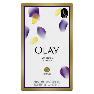 Olay Moisture Outlast Beauty Bars Vitamin E  and Vitamin B3 Complex 6 bars, 3.75 oz each