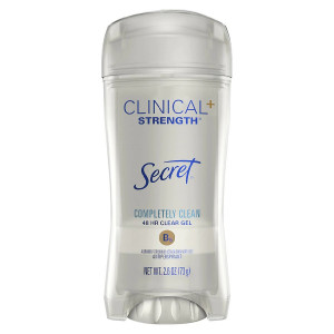 Secret Clear Gel Antiperspirant Deodorant Completely Clean