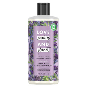 Love, Beauty & Planet Relaxing Rain Body Wash Argan Oil & Lavender