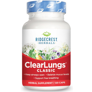 Clear Lungs Classic - Red Label - 120 Capsules