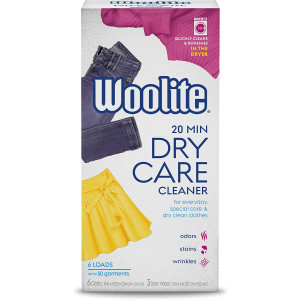 Woolite At Home Dry Cleaner, Fragrance Free, 6 Cloths