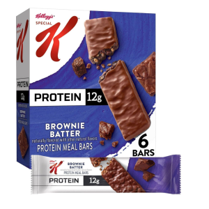 Special K Protein Meal Bars, Brownie Batter, 9.5 oz (6 Count)