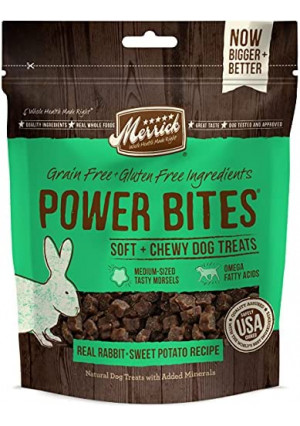 Merrick Power Bites Dog Treats, Real Rabbit Recipe - 6 oz. Bag