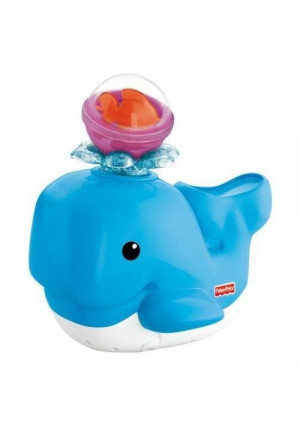 Fisher-Price Brilliant Basics Spray 'n Lights Bath Whale