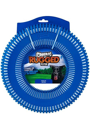 Chuckit! Rugged Flyer Dog Toy, Medium, Assorted Colors