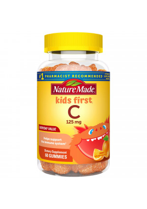 Nature Made Kids First Vitamin C Gummies 60 Count, Orange