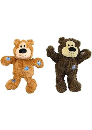 Kong Wild Knots Bears Durable Dog Toys Size:Med/Large Pack of 2, Medium Breeds