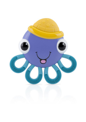 Nuby Vibe-eez Soothing Teether, Octopus