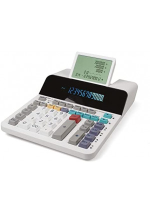 Sharp EL-1901 Paperless Printing Calculator with Check and Correct, 12-Digit LCD Primary Display, Functions the Same as a Printing Calculator/Adding Machine with Scrolling LCD Display Instead of Paper