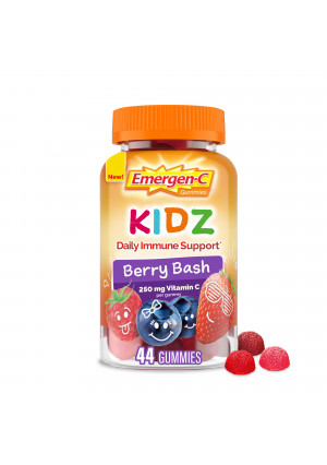 Emergen-C Kidz Daily Immune Support Dietary Supplements With Vitamin C, Berry Bash - 44 Count