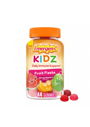 Emergen-C Kidz Daily Immune Support Dietary Supplements With Vitamin C, Fruit Fiesta - 44 Count