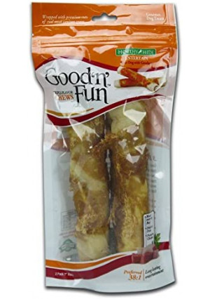 Good 'N' Fun Do Treats, Triple Flavor 7" Rolls, 2 Pack