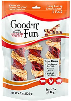 Good'n'Fun Crunchy Spirals Beef/Chicken