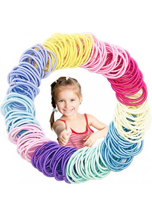 200pcs Hair Ties for Kids Hair Ties Toddler Girls Hair Ties for Girls Elastic Hair Bands Small Hair Ties for Kids