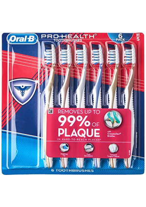 Oral-B Pro Health All In One Soft Toothbrushes, 6 Count