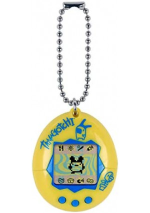 Tamagotchi 42812 Original Yellow & Blue - Feed, Care, Nurture-Virtual Pet with Chain for on The go Play