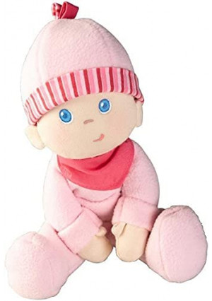 HABA Snug-up Dolly Luisa 8" My First Baby Doll - Machine Washable and Infant Safe for Birth and Up