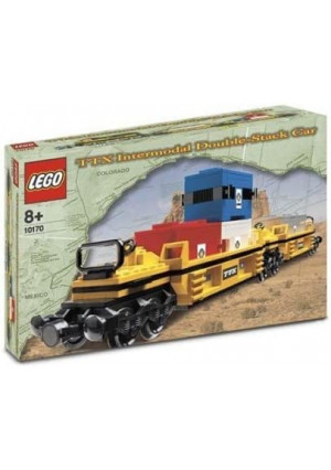 LEGO TTX Intermodel Double-Stack Car Train (10170)