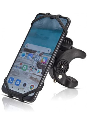 Universal Cell Phone Holder Mount - Golf Cart, Push Cart, Baby Stroller, Shopping Cart, Bike, Motorcycle, Boat, Spin Bike, Bicycle Handlebars - iPhone, Samsung Galaxy and Note, Pixel, Any Smartphone