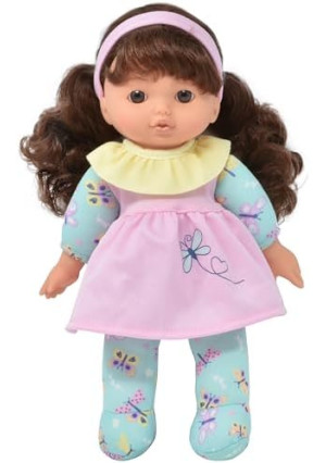 Gift Boutique Soft Baby Doll, 12 Inch Girl Doll with Hair, My First Doll for Infants, Toddlers, Girls and Boys