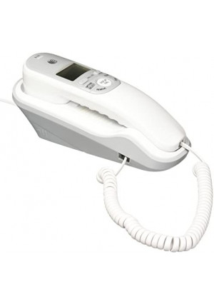 AT&T TR1909 Trimline Corded Phone with Caller ID, White