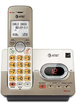 AT&T EL52113 S Cordless Phone with Answering System & Extra-large Backlit Keys