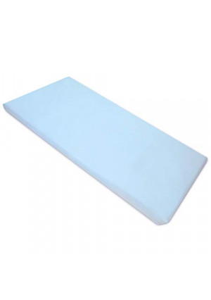 American Baby Company 100% Natural Cotton Percale Fitted Day Care Mat Sheet, Blue, 24 x 48 x 4, Soft Breathable, for Boys and Girls