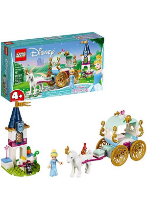 LEGO Disney Cinderella’s Carriage Ride 41159 4+ Building Kit (91 Pieces) (Discontinued by Manufacturer)