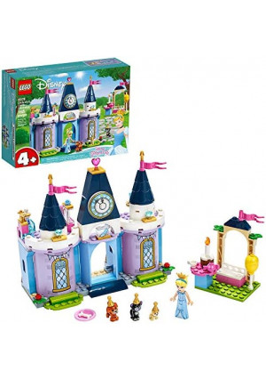 LEGO Disney Cinderella’s Castle Celebration 43178 Creative Building Kit, New 2020 (168 Pieces)