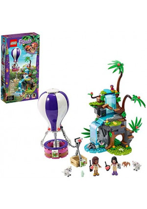 LEGO Friends Tiger Hot Air Balloon Jungle Rescue 41423 Friends Adventure Set Features a Toy Hot Air Balloon Friends Buildable Figures for Hours of Creative Fun (302 Pieces)