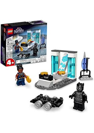 LEGO Marvel Shuri's Lab, 76212 Black Panther Construction Learning Toy with Minifigures, Toys for Kids, Girls and Boys Age 4, Avengers Super Heroes Gifts