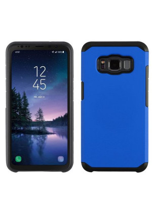 Blue Slim Double Layered Case For Samsung Galaxy S8 ACTIVE Phone