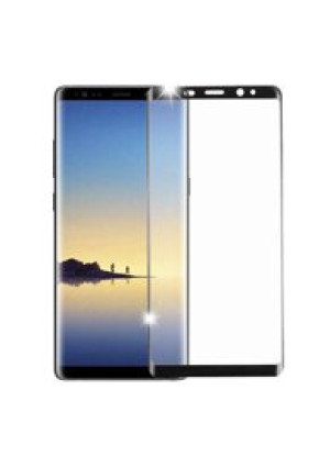 Black Tempered Glass Screen Protector For Samsung Galaxy Note 8 Phone