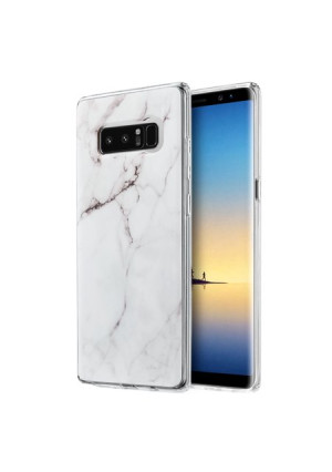 Classic White Marble Design TPU Case For Samsung Galaxy Note 8 Phone