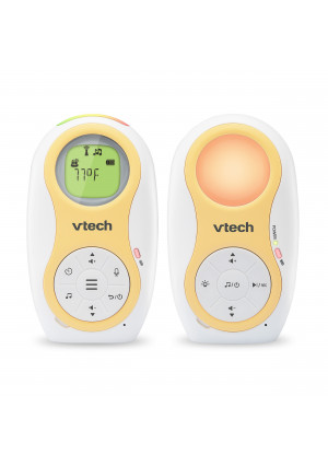 VTech DM1215 Enhanced Range Digital Audio Monitor with Dual Unit Rechargable Battery & Night Light