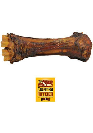 Beef Shank Dog Bonesfor Aggressive Chewers, Large Breed Dog Treat, Natural, Tough, Chew Toy, Made in The USA, 3 Count