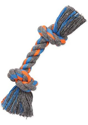 Mammoth Pet Products Flossy Chews Cottonblend Color Rope e, Mini, 6-Inch, MultiColored (20000V)
