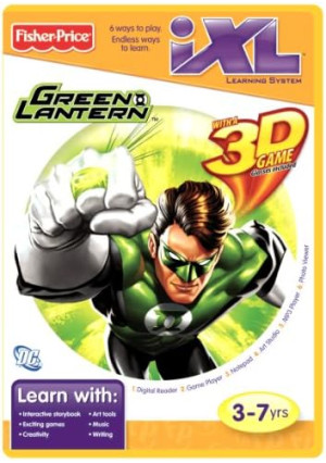 Fisher-Price iXL Learning System Software Green Lantern 3D