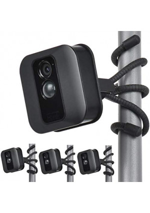 Uogw 3 Pack Flexible Tripod for Blink XT,Blink XT2,Blink Mini,All-New Blink Outdoor,Wall Mount Bracket,Attach Your Blink Home Security Camera Everywhere - Black