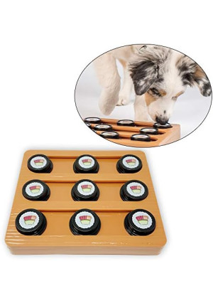 Our Pets Sushi Interactive Puzzle Game Dog Toys & Cat Toys (Dog Puzzle, Cat Puzzle & Interactive Dog Toys) Great Alternative to Snuffle Mat for Dogs, Slow Feeder Dog Bowls & Slow Feeder Cat Bowl