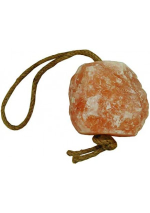 Horsemen's Pride Himalayan Salt Block on Rope for Horses, 2.2 Pounds, SS22