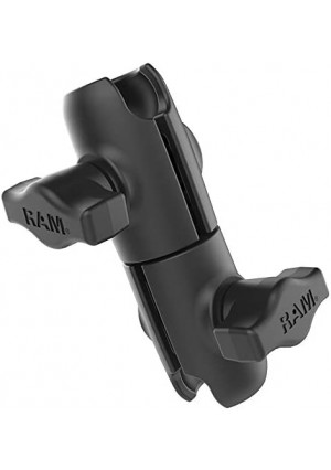 RAM Mounts RAP-B-200-12U Composite Double Socket Swivel Arm Compatible with RAM B Size 1" Ball Components