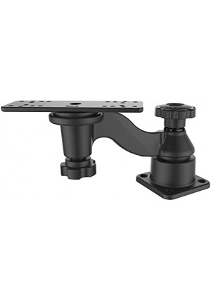 RAM Mounts Horizontal 6" Swing Arm Mount for Fishfinders & Chartplotters RAM-109HU Compatible with Garmin, Humminbird, Lowrance + More