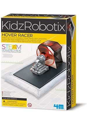 4M Hover Racer Science Kit, DIY Mechanical Engineering Airboat - STEM Toys Educational Gift for Kids & Teens, Girls & Boys