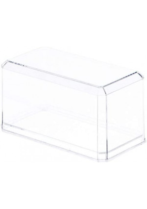 Pioneer Plastics Clear Acrylic Display Case for 1:64 Scale Cars, 3.5" x 1.75" x 1.625", Pack of 9