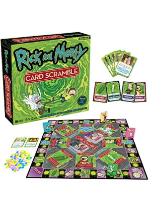 AQUARIUS - Rick and Morty Card Scramble Board Game