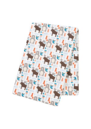 Scandi Forest Jumbo Deluxe Flannel Swaddle Blanket