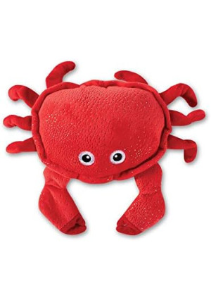 Fringe Studio Squeaker Pet Toy, Crab (289647) Medium